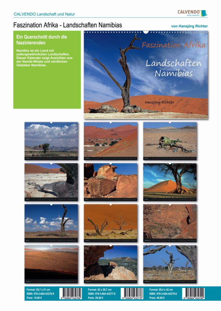 Calvendo FA - Landschaften Namibias
